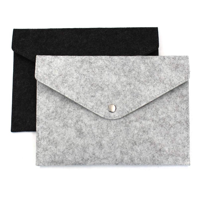 KisSealed 2 Pack of A5 File Folders Felt Folder Expanding Document Folder Portable Felt Holder Documents Folders Briefcase Bag - Image 1